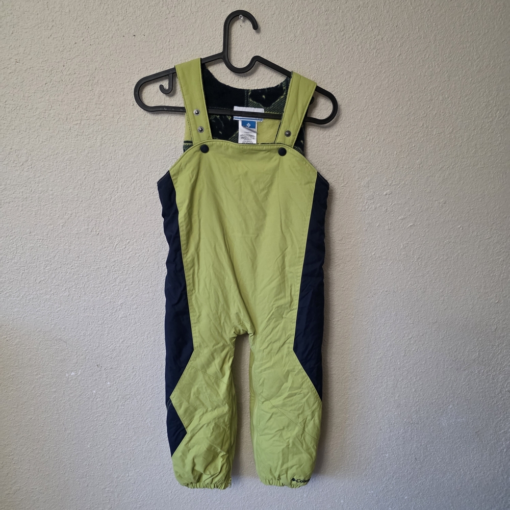 Columbia Adventure Ride Bib Size 4T Ski Snow Winter Outdoors Neon
